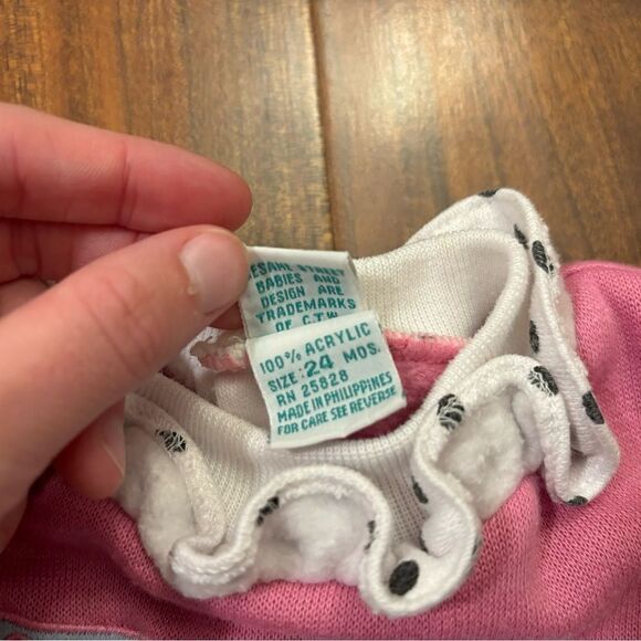 Sesame Street Babies Cookie Monster Vintage Crewneck Sweatshirt - Picture 5 of 6